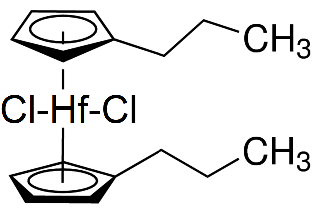 1,1-Dipropylhafnocene Dichloride Chemical Structure